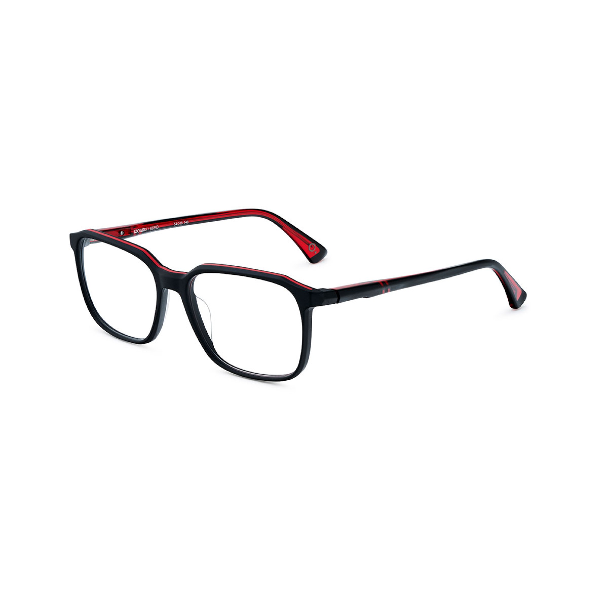 Etnia Barcelona IZOARD - BKRD Nero Rosso | Occhiale Da Vista Uomo